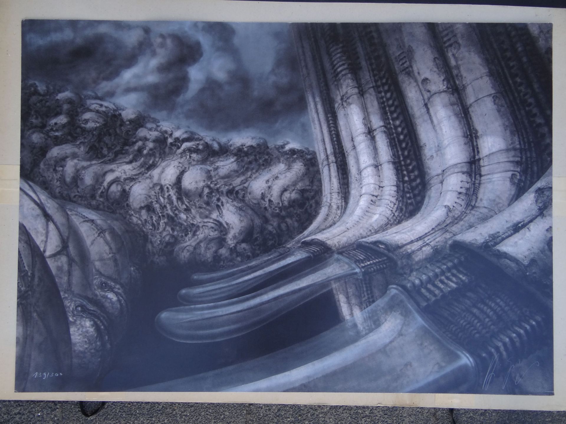 *H.R. GIGER (1940-2014), , Serigraphie, Nr.139/300, 70x100 cm