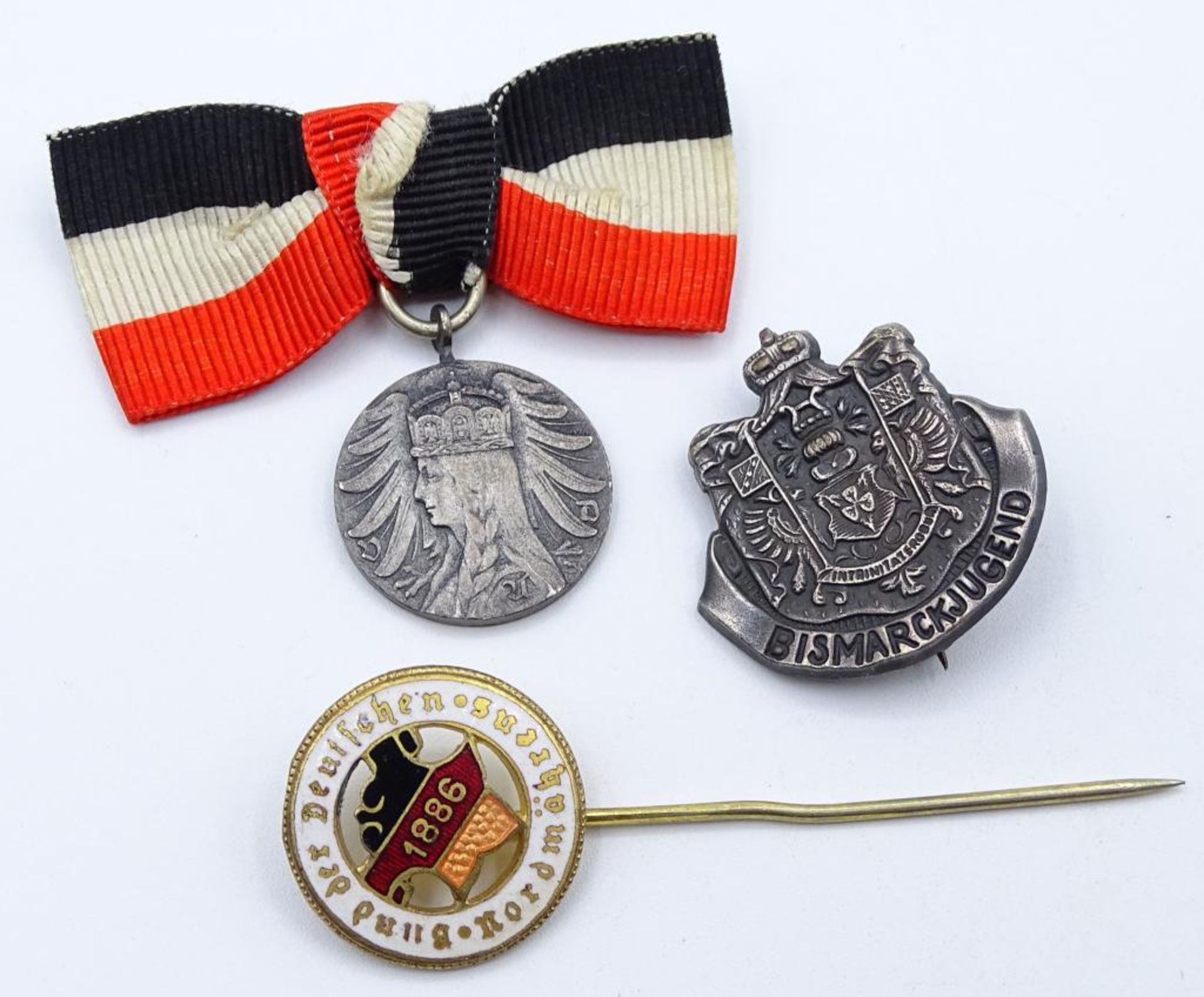 Medaille Verein f.d.Deutschtum im Ausland,Nadel und Bismarckjugend