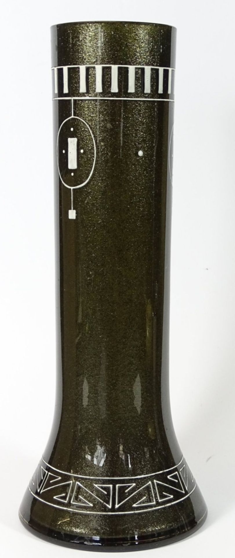 hohe Art Deko Vase, Abriss, H-25 cm - Bild 3 aus 6