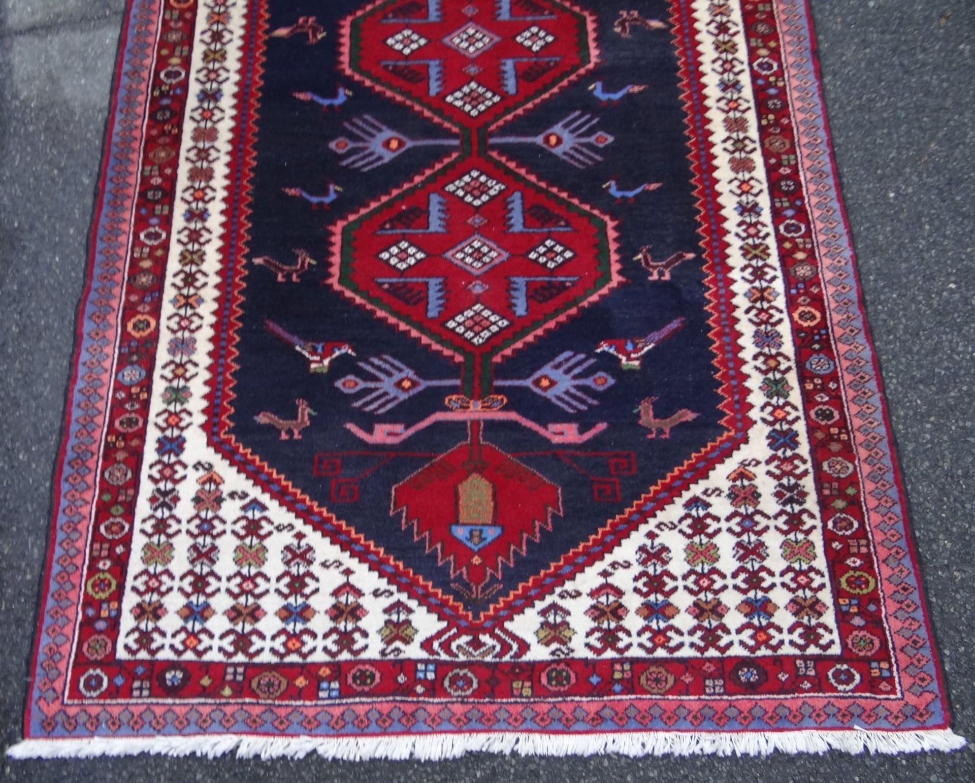 Orient-Läufer "Shashavan" 200x130 cm, guter Zuistan - Bild 2 aus 4