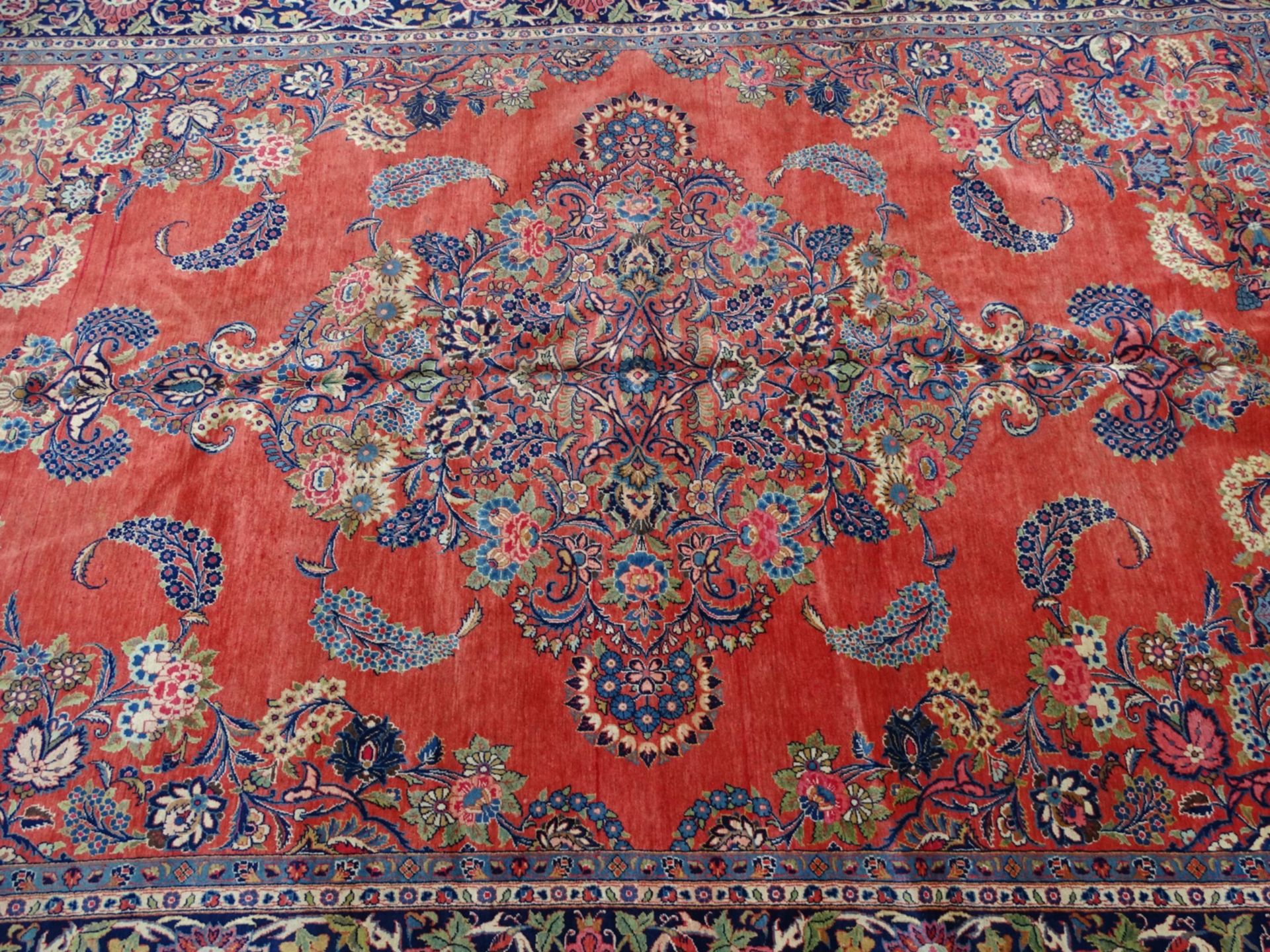 Perser-Teppich "Keshan" 340x235 cm, guter Zustand - Bild 3 aus 6