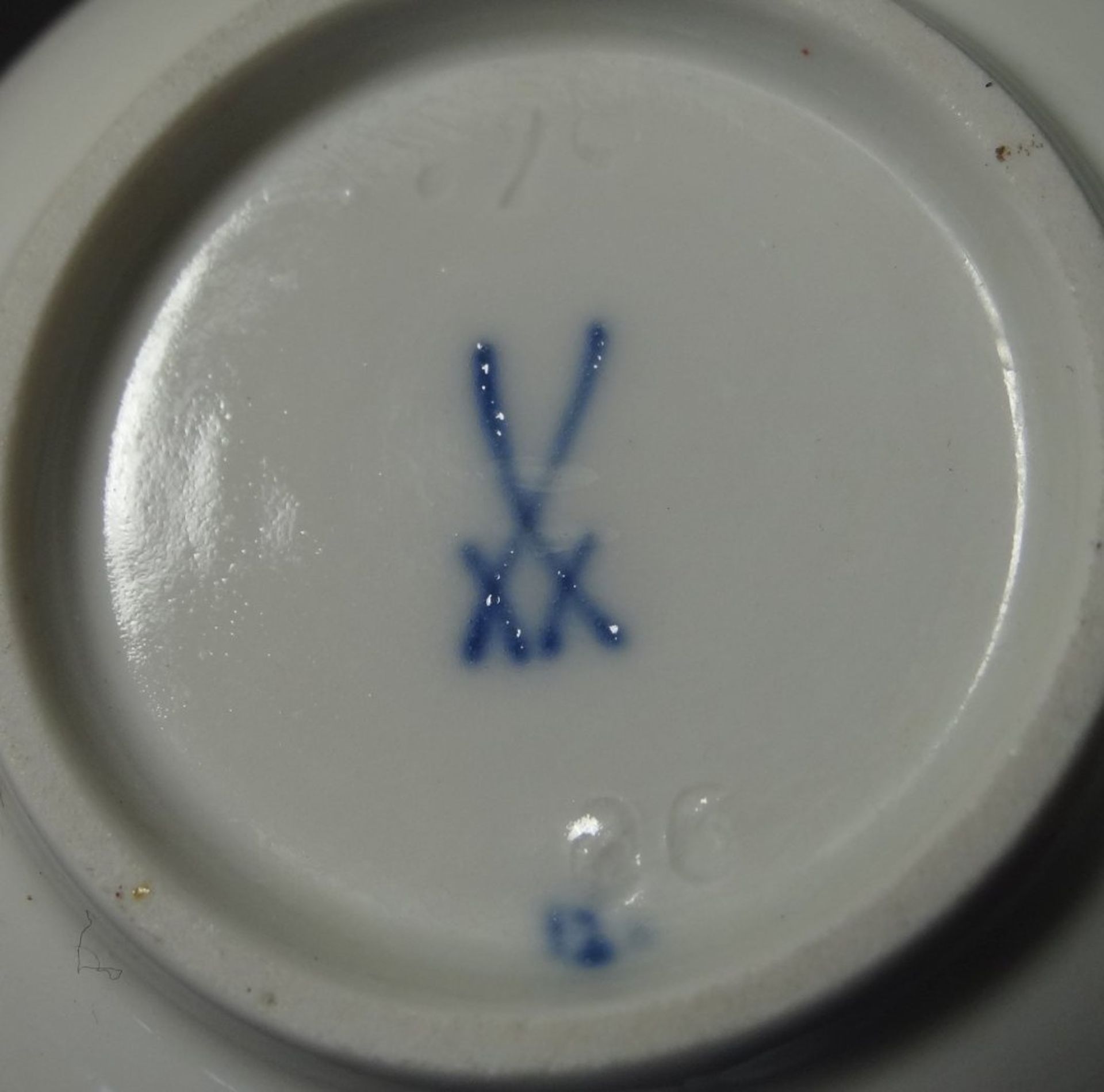 Schale und Tasse, "Meissen" Weinlaubdekor, - Bild 5 aus 5