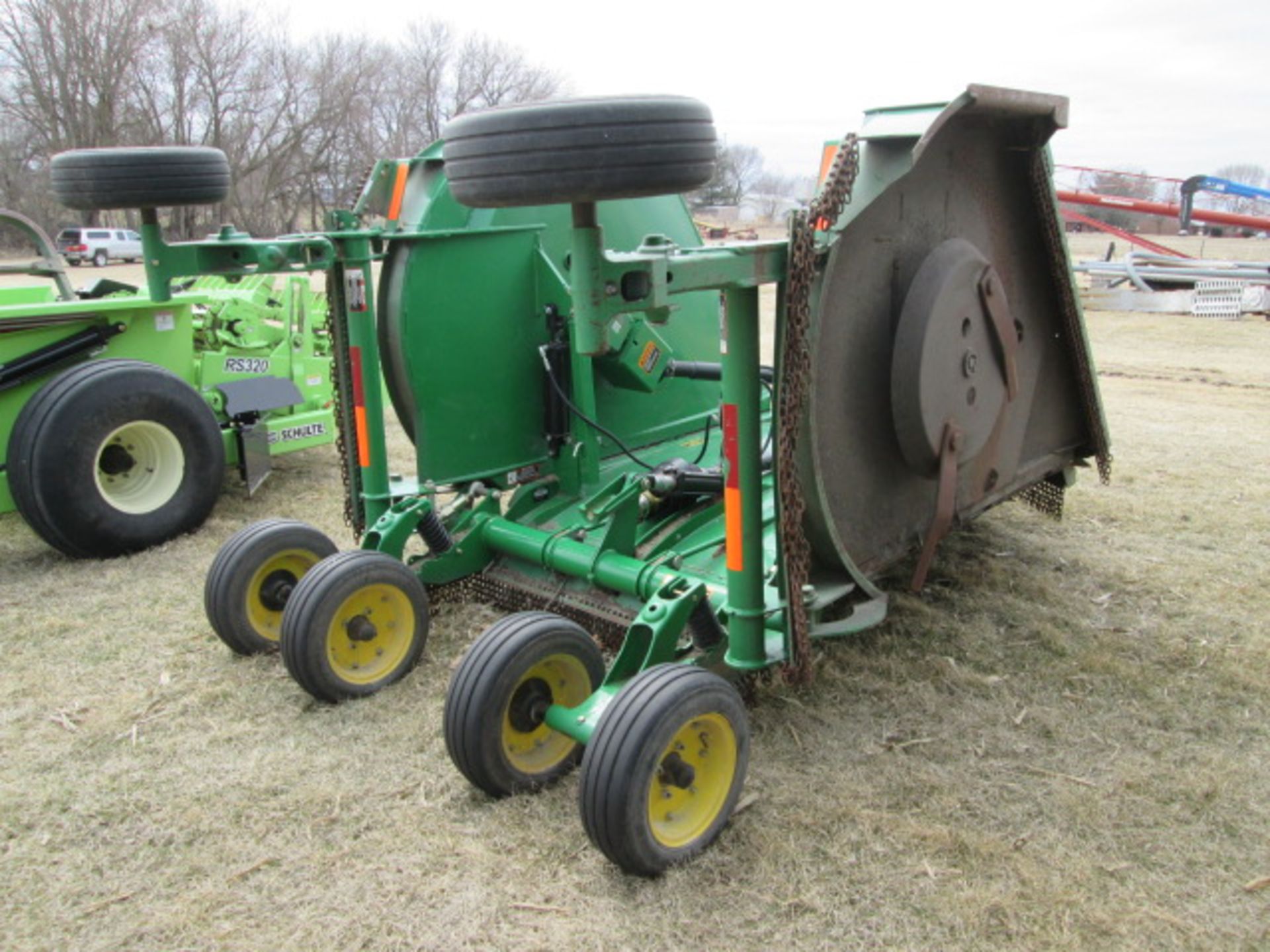 JOHN DEERE HX 15 BAT WING MOWER, CHAINS - Image 4 of 8