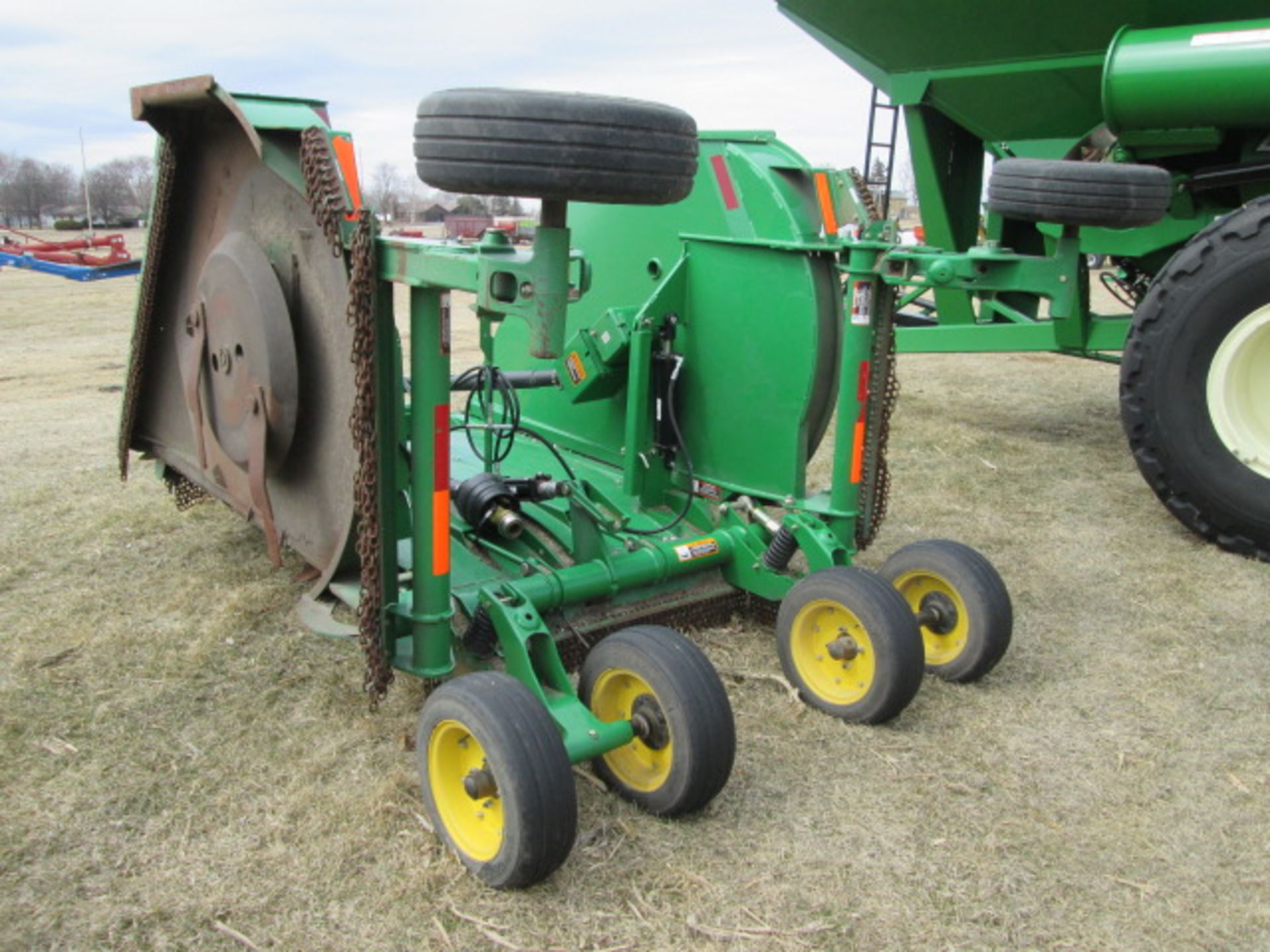 JOHN DEERE HX 15 BAT WING MOWER, CHAINS - Image 3 of 8