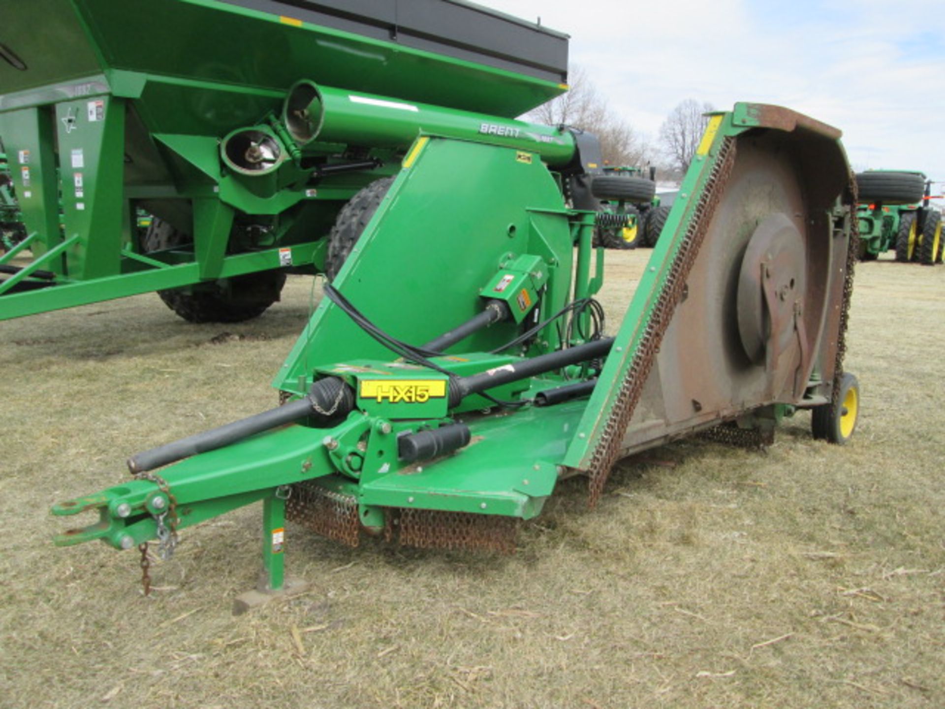 JOHN DEERE HX 15 BAT WING MOWER, CHAINS - Image 2 of 8