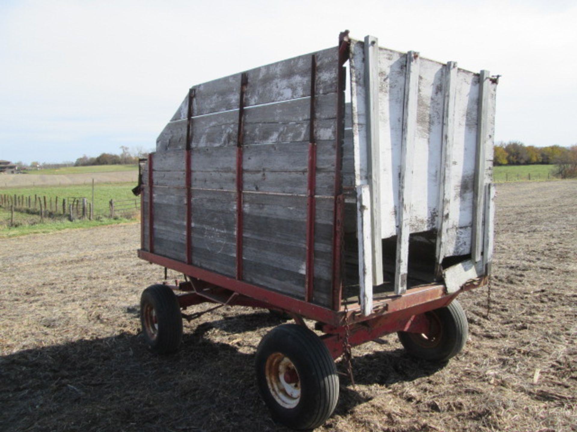 HEIDER BARGE WAGON W/HOIST, 5'x10' - Image 3 of 5