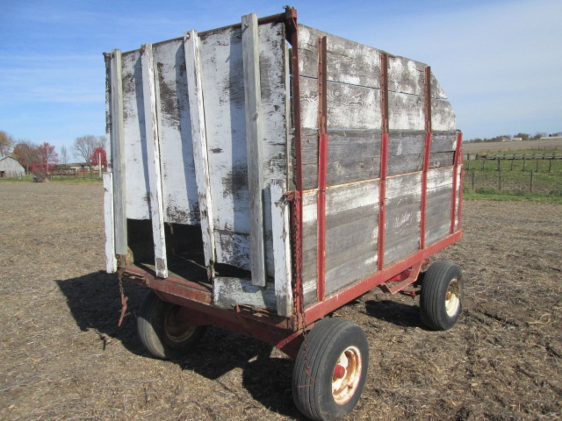 HEIDER BARGE WAGON W/HOIST, 5'x10' - Image 4 of 5