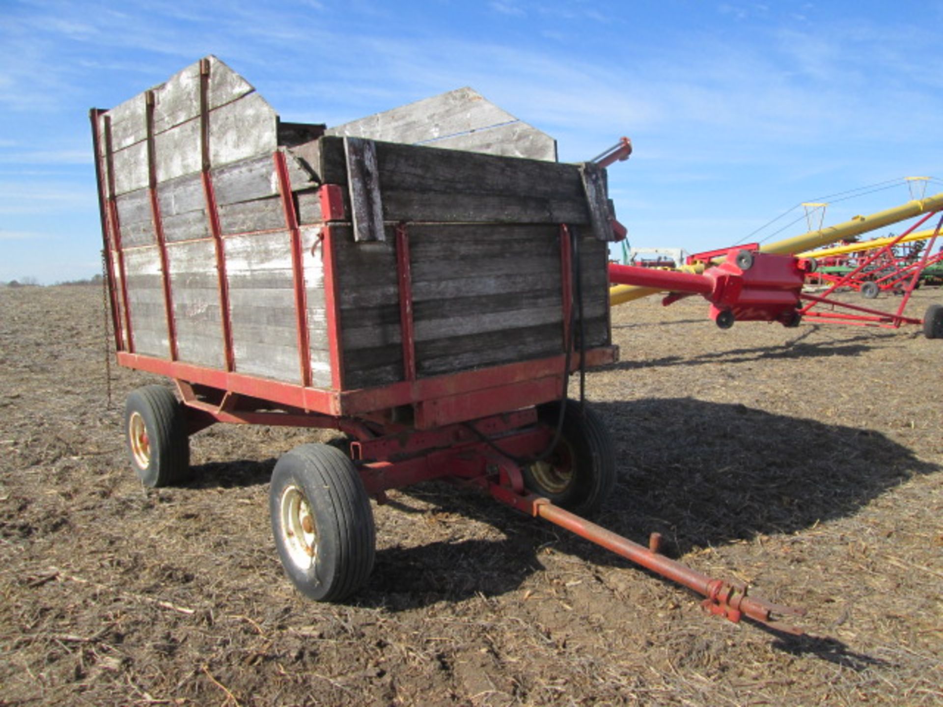 HEIDER BARGE WAGON W/HOIST, 5'x10'