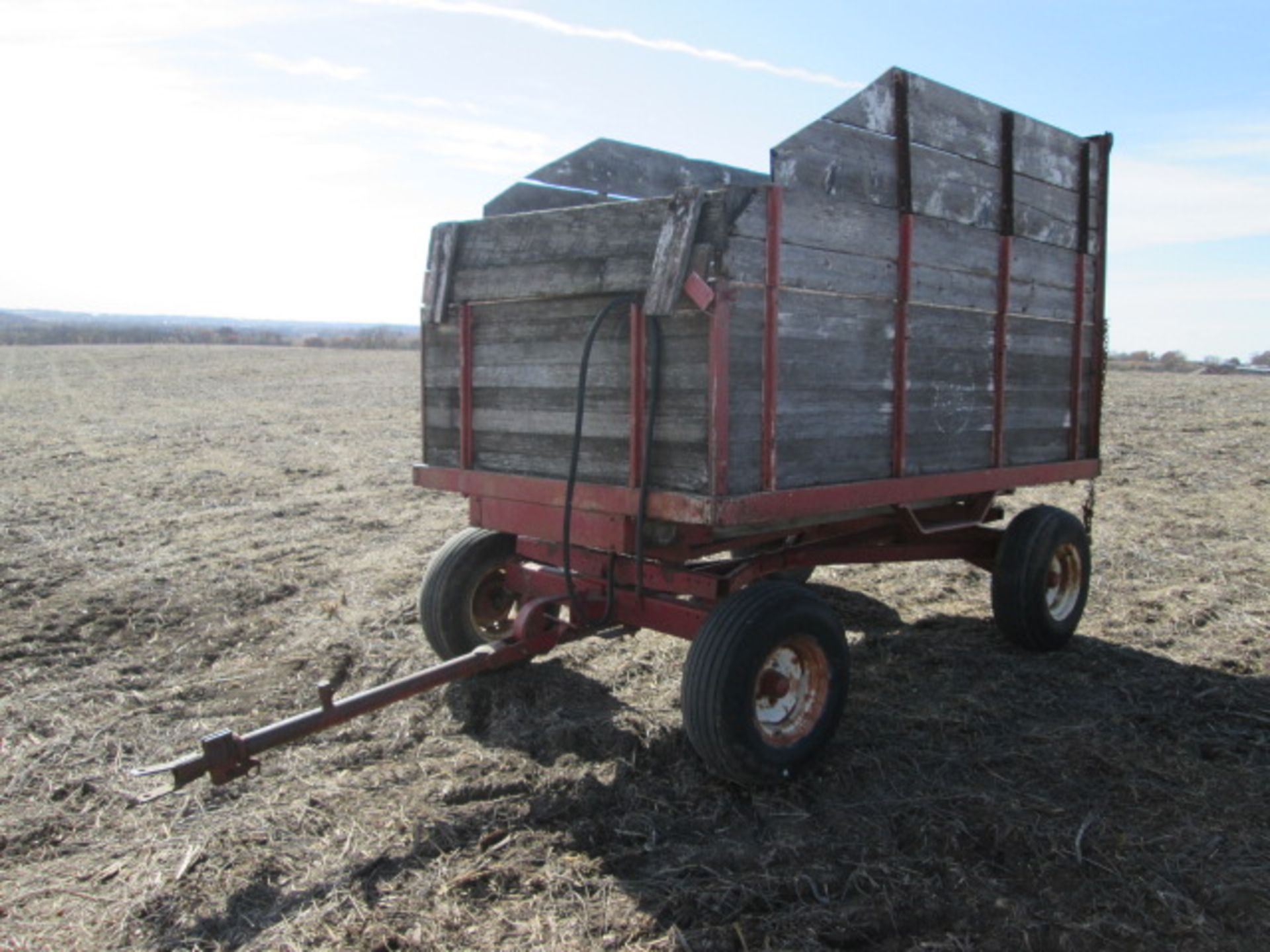 HEIDER BARGE WAGON W/HOIST, 5'x10' - Image 2 of 5