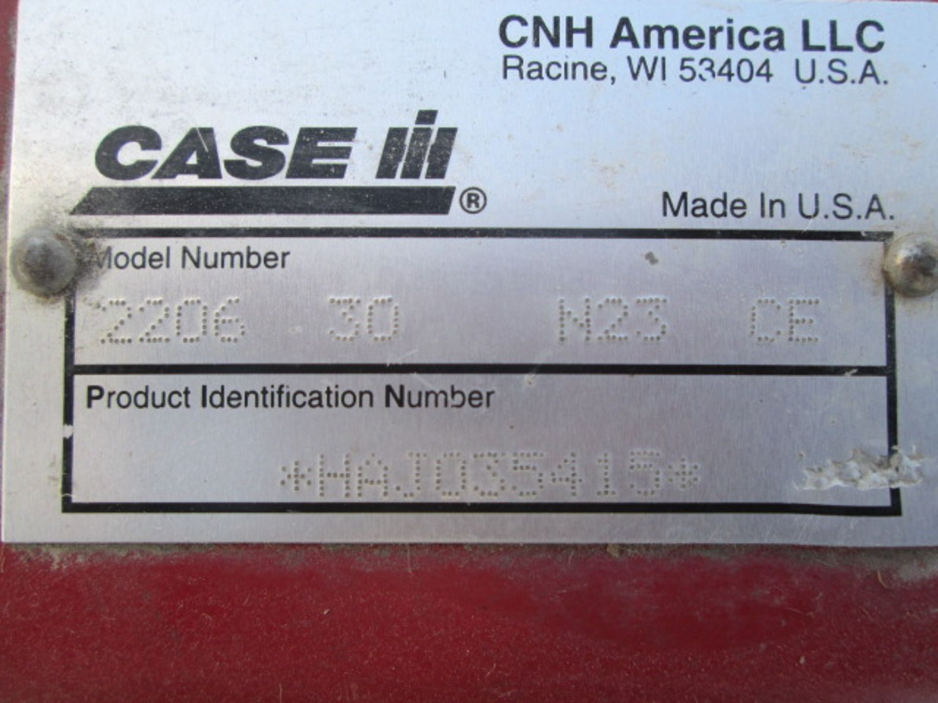 ’03 C-IH 2206, HYDR DECK PLATES, SN-35415 - Image 11 of 11