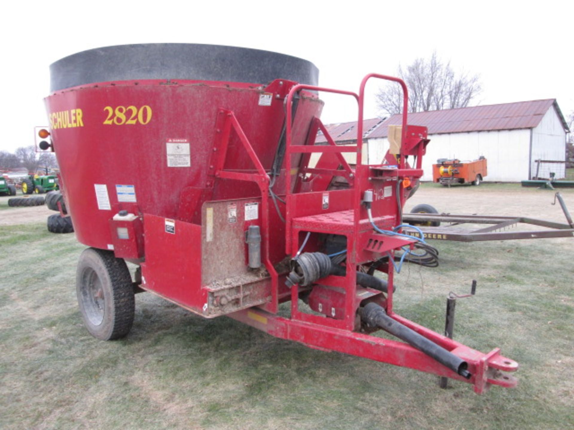 SCHULER 2820 MIXER FEED WAGON; SCALES