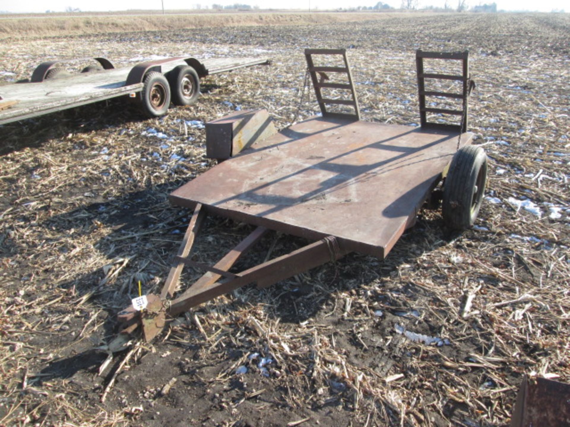 HOMEMADE 2 WHEEL TRAILER