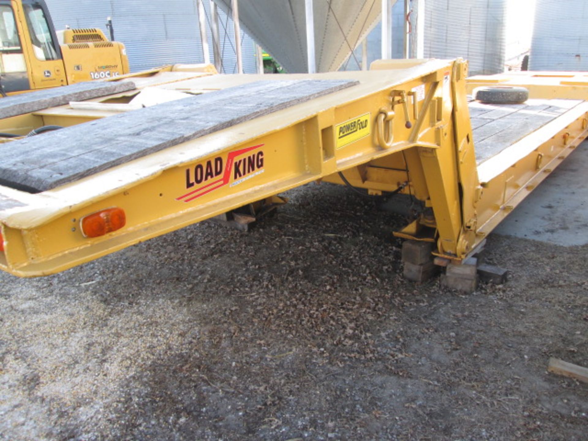 1968 LOADKING POWER FOLD DOWN FRONT DECK INDUSTRIAL TRAILER, TRI-AXLE, 43’, 20’ WELL - Image 13 of 15