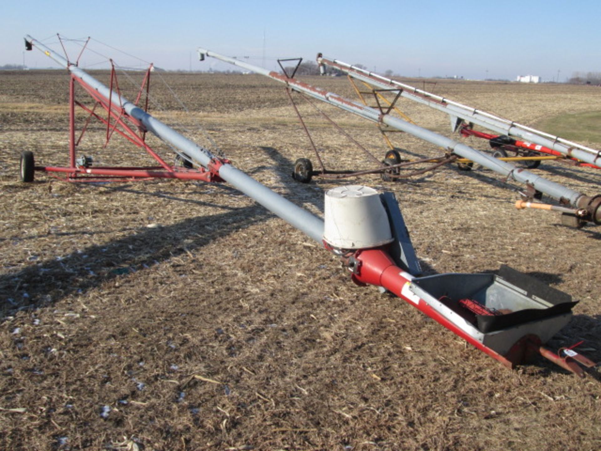 MAYRATH 8”X75’ AUGER, 10 HP ELECTRIC