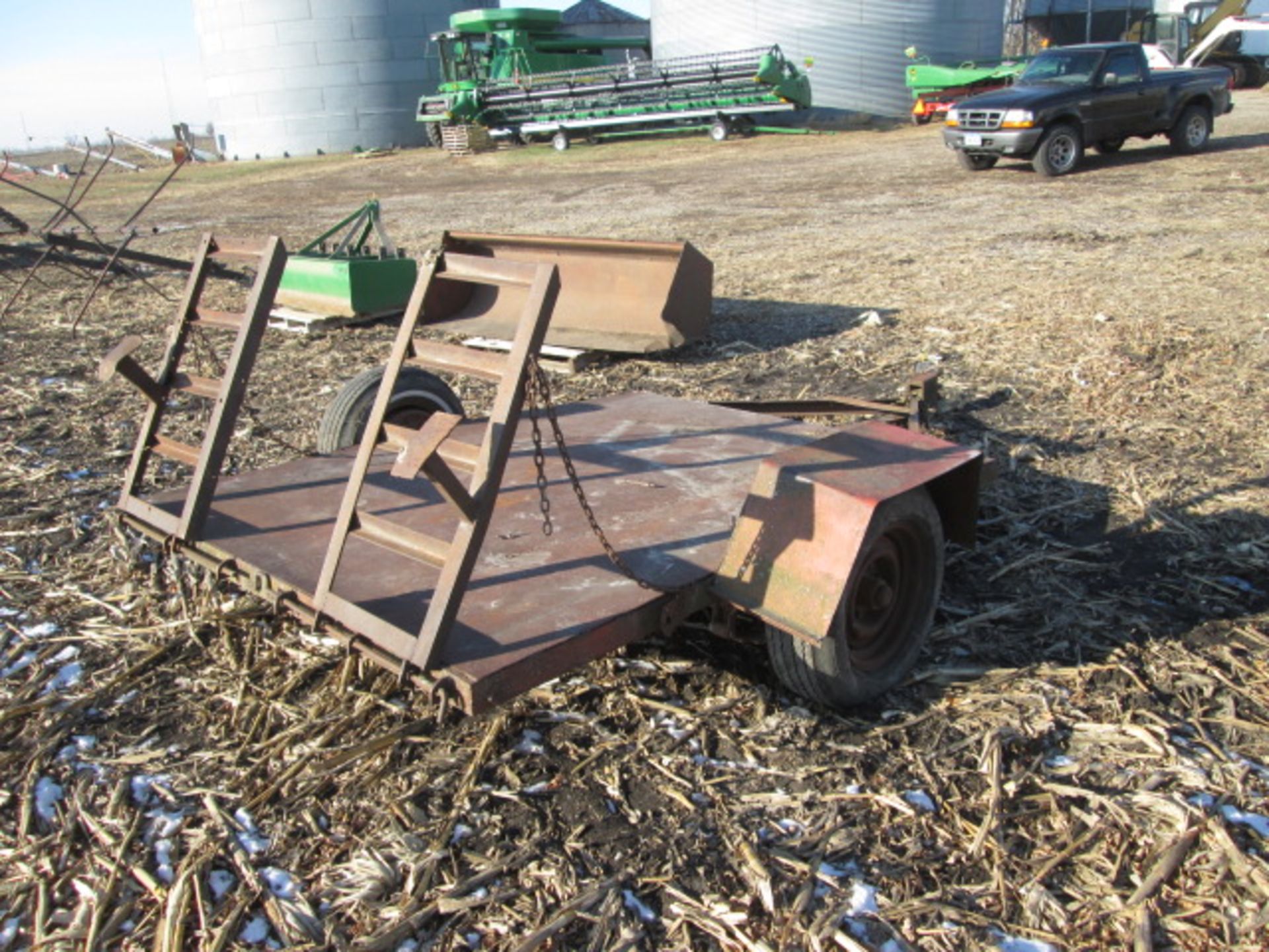 HOMEMADE 2 WHEEL TRAILER - Image 3 of 4