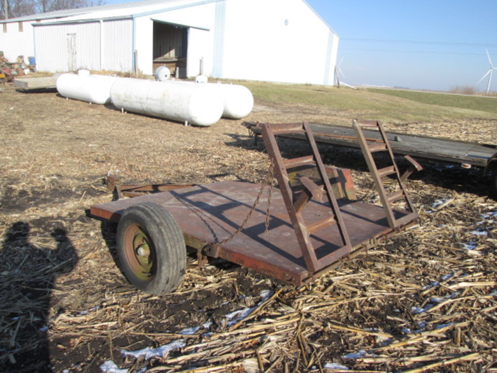 HOMEMADE 2 WHEEL TRAILER - Image 4 of 4