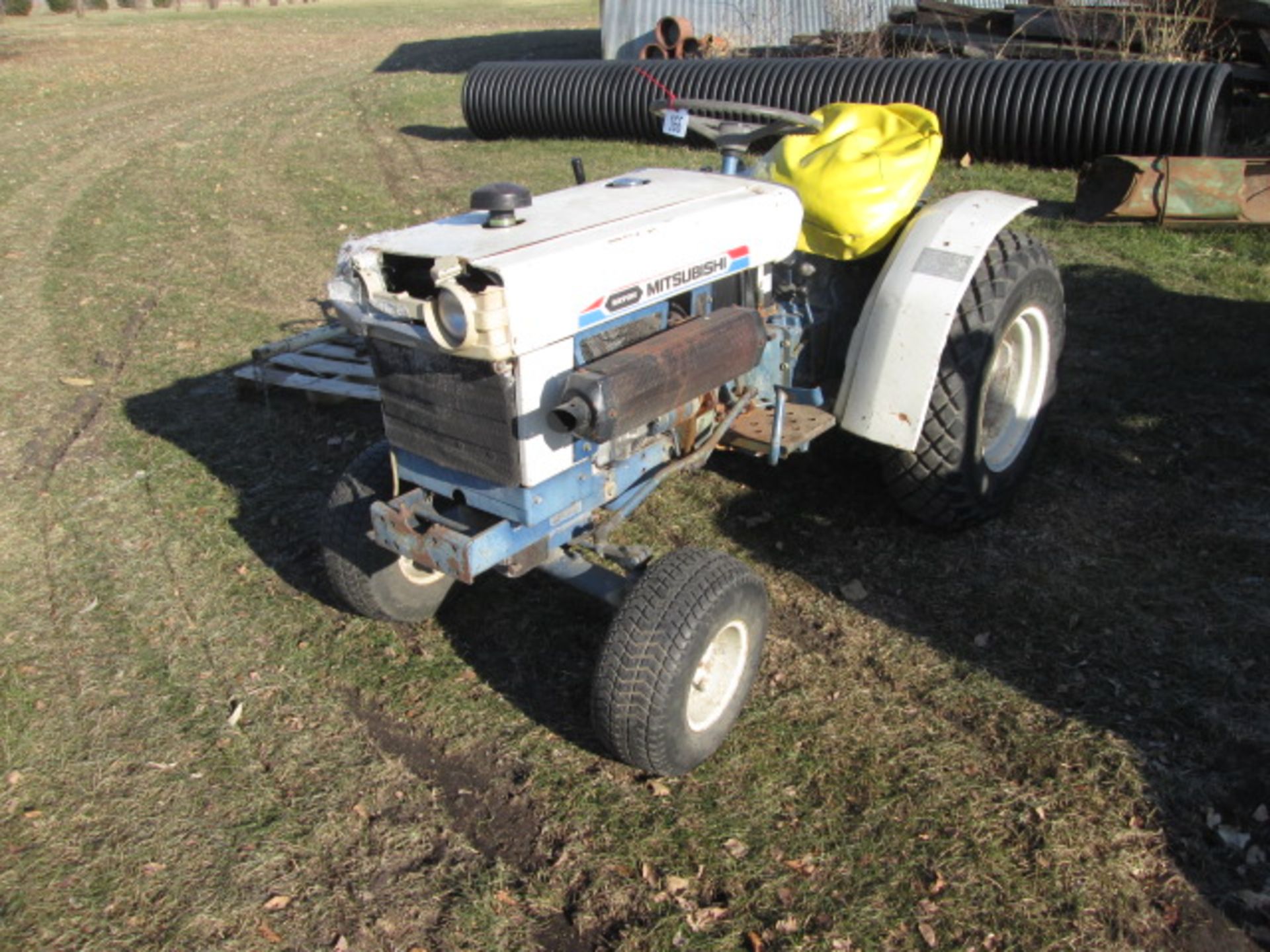 MITSUBISHI 373 COMPACT TRACTOR, 16 HP,2WD,733 HRS