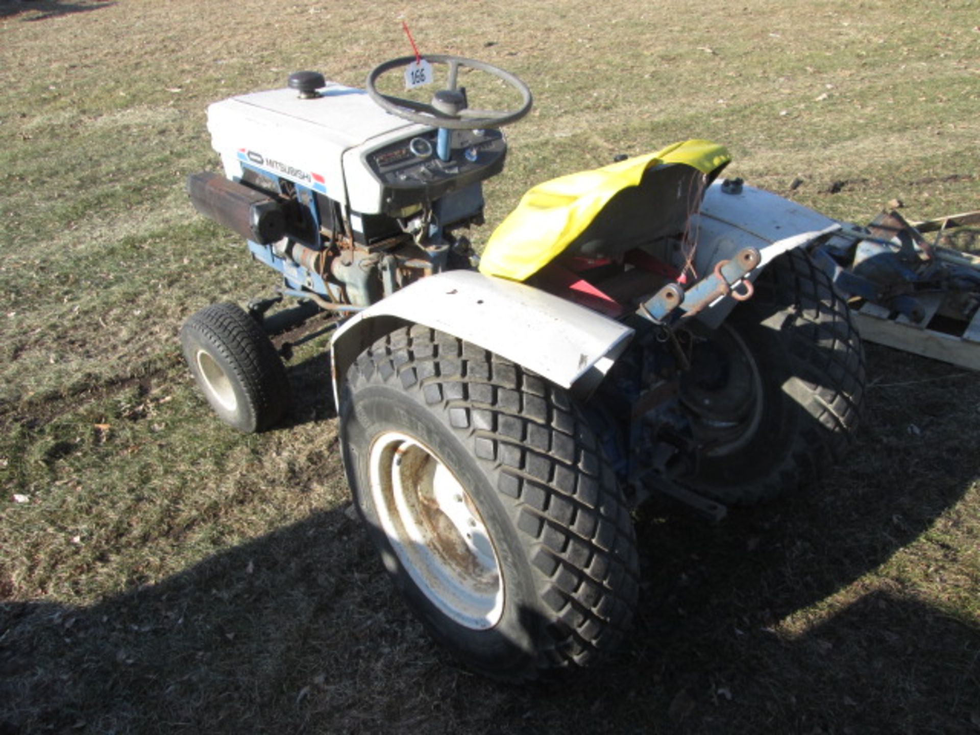 MITSUBISHI 373 COMPACT TRACTOR, 16 HP,2WD,733 HRS - Image 4 of 8