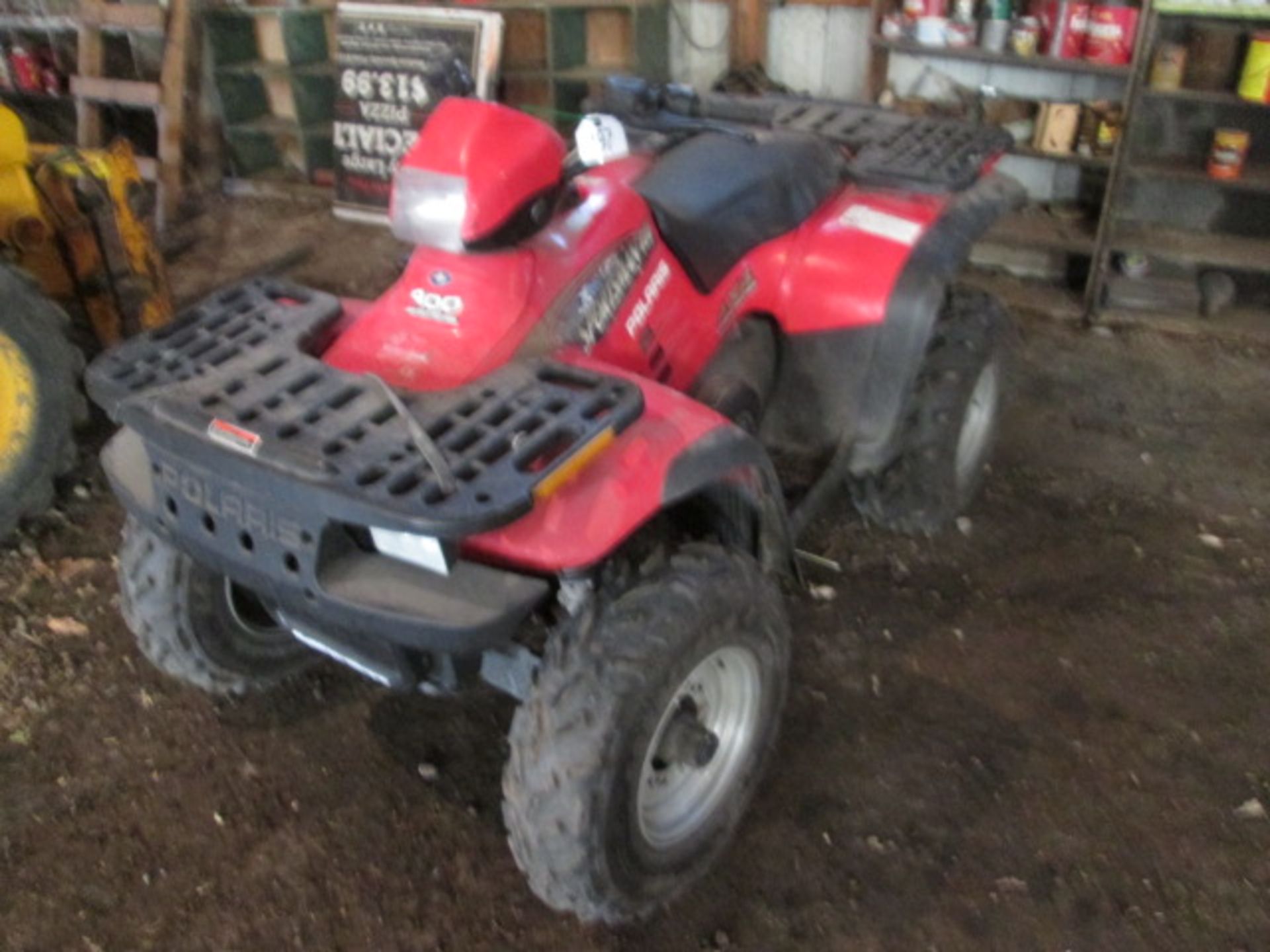 2001 POLARIS 400 SPORTSMAN ATV, 4 WD; 1139 MILES