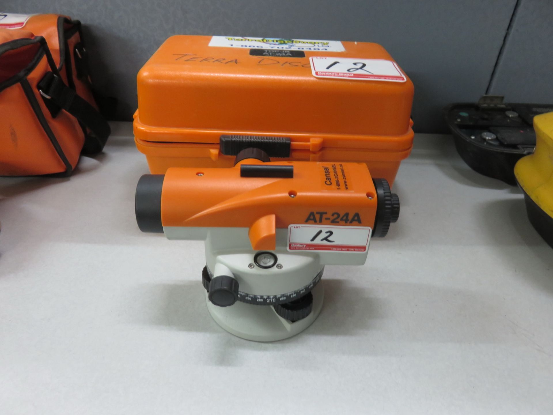 CANSEL-TOPCON TOP-TR TOP-JR AT-24-A AUTO LEVEL W/ TRAVEL CASE