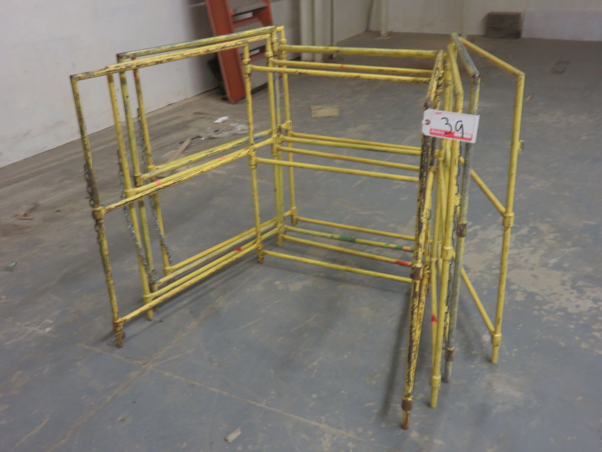 UNITS - YELLOW STEEL 3-SIDED MANHOLE SAFETY GUARDS