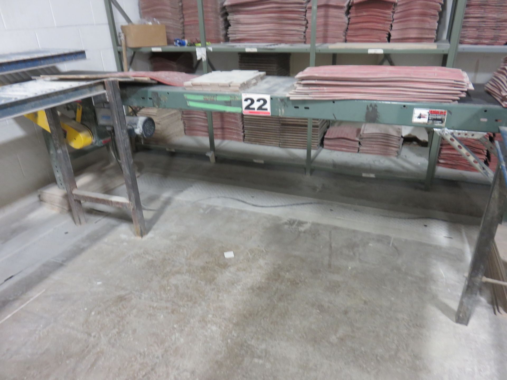 GENERAL APPROX 20" X 20' POWERED BELT CONVEYOR