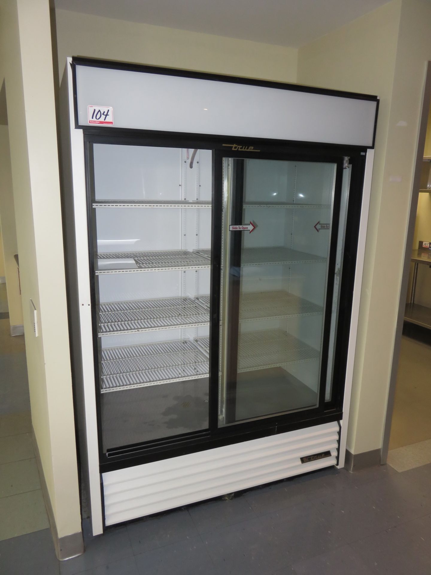 TRUE GDM-47 GLASS 2-DOOR REFRIGERATED MERCHANDISER, S/N 1-3173606 (PICKUP FROM 646 MAGNETIC