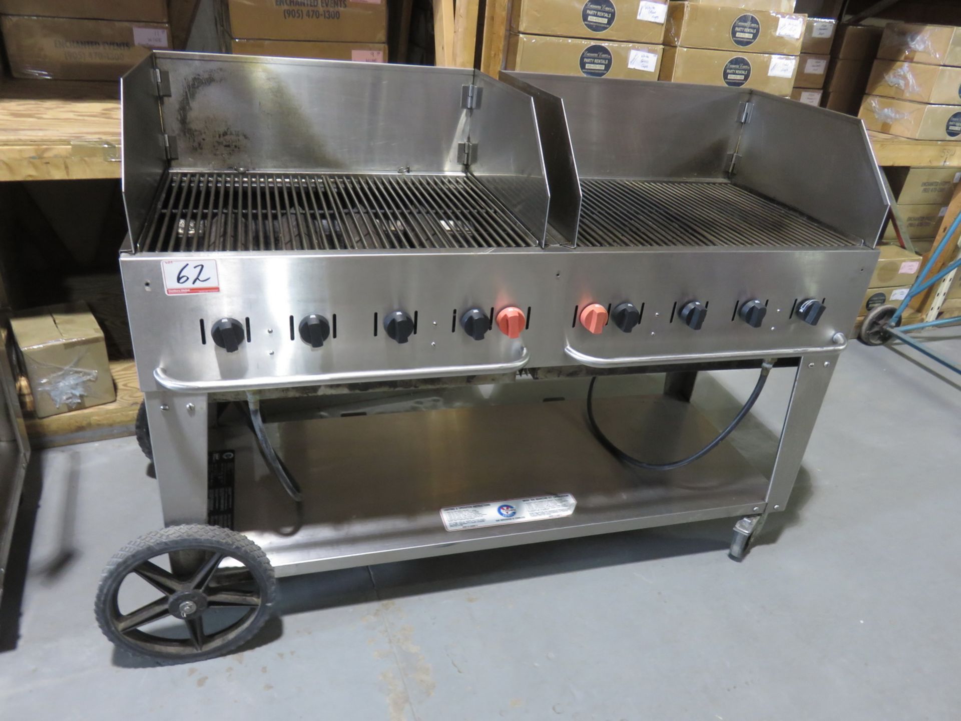 CROWN VERITY MCB-60 PORTABLE 60" BBQ (NO PROPANE TANK)