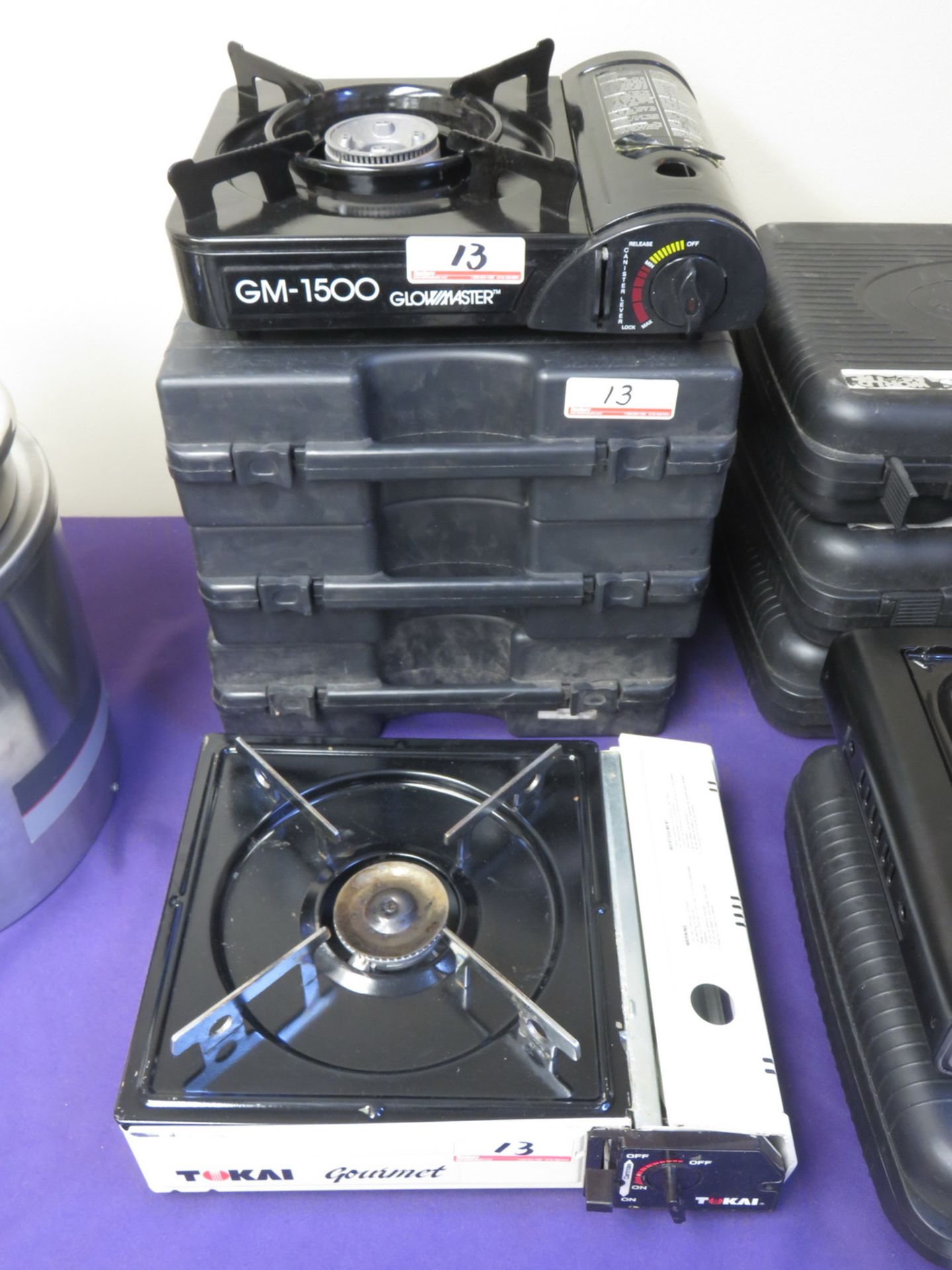 UNITS - TOKAI GOURMET + GLOWMASTER GM 1500 BUTANE CASSETTE COOKERS