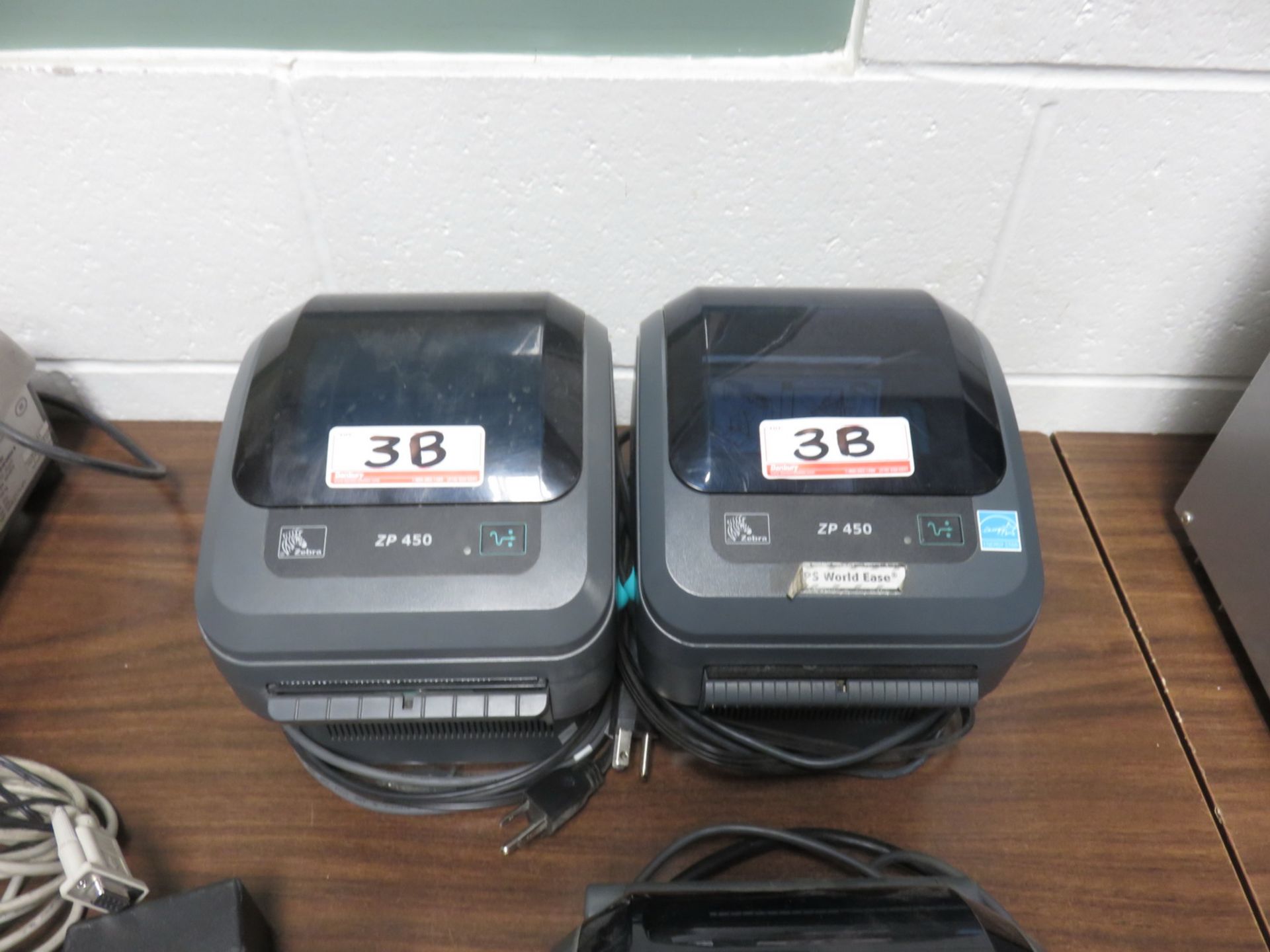 UNITS - ZEBRA ZP450 BAR CODE LABEL PRINTERS