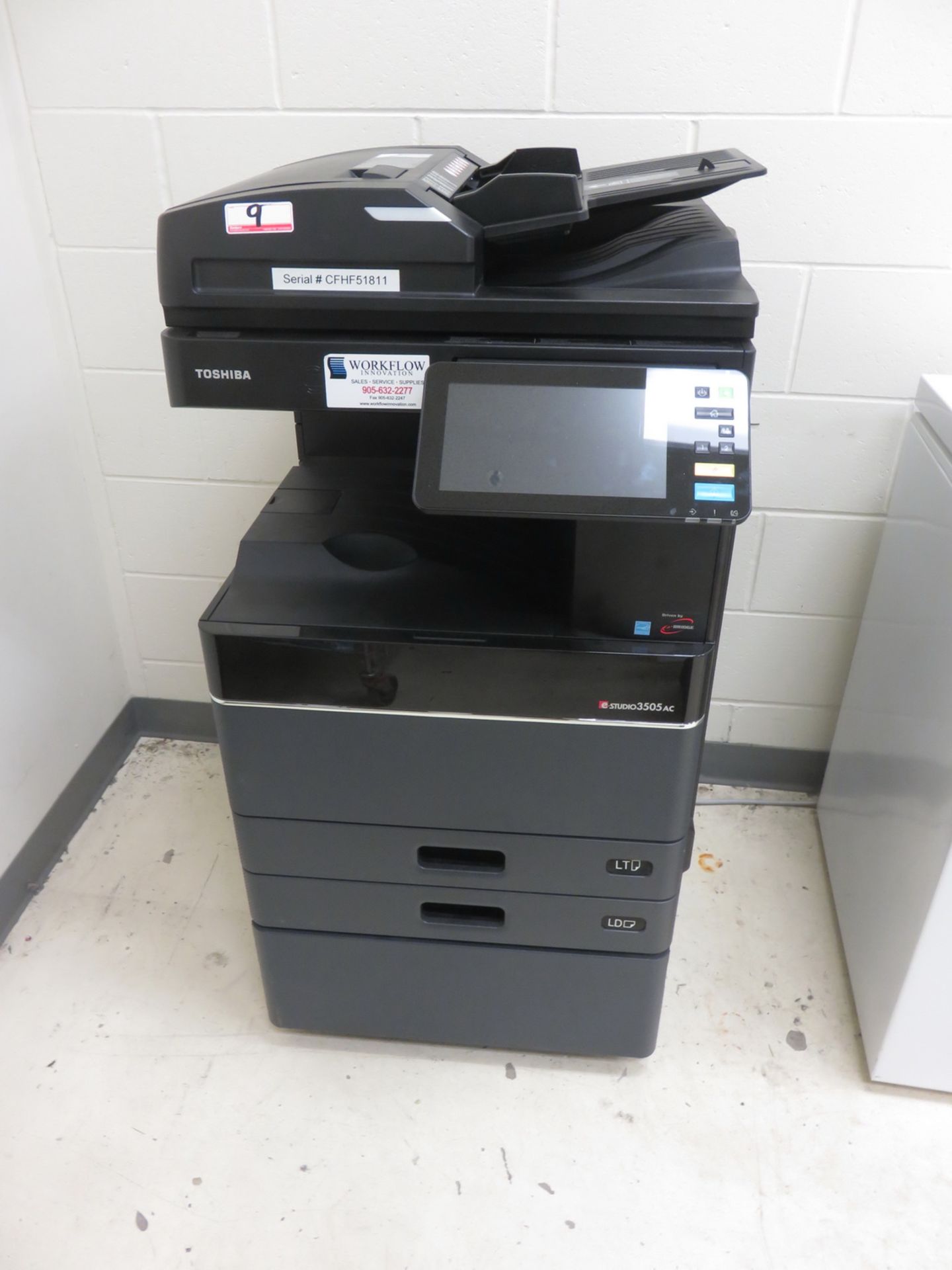 TOSHIBA E-STUDIO 3505AC COLOR DIGITAL LASER MULTIFUNCTION COPIER