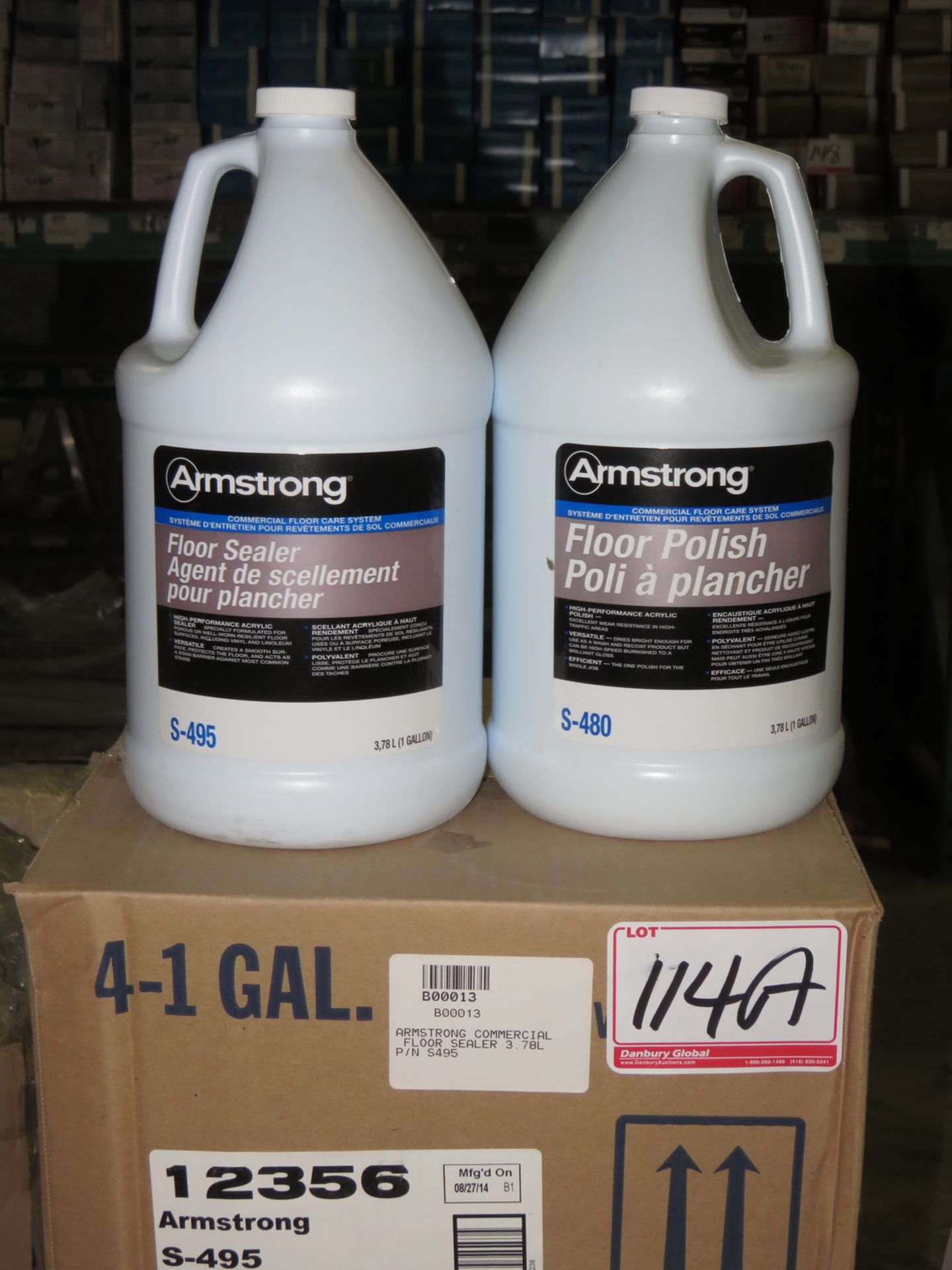 BOXES - ARMSTRONG FLOOR POLISH (4 BOTTLES/BOX)