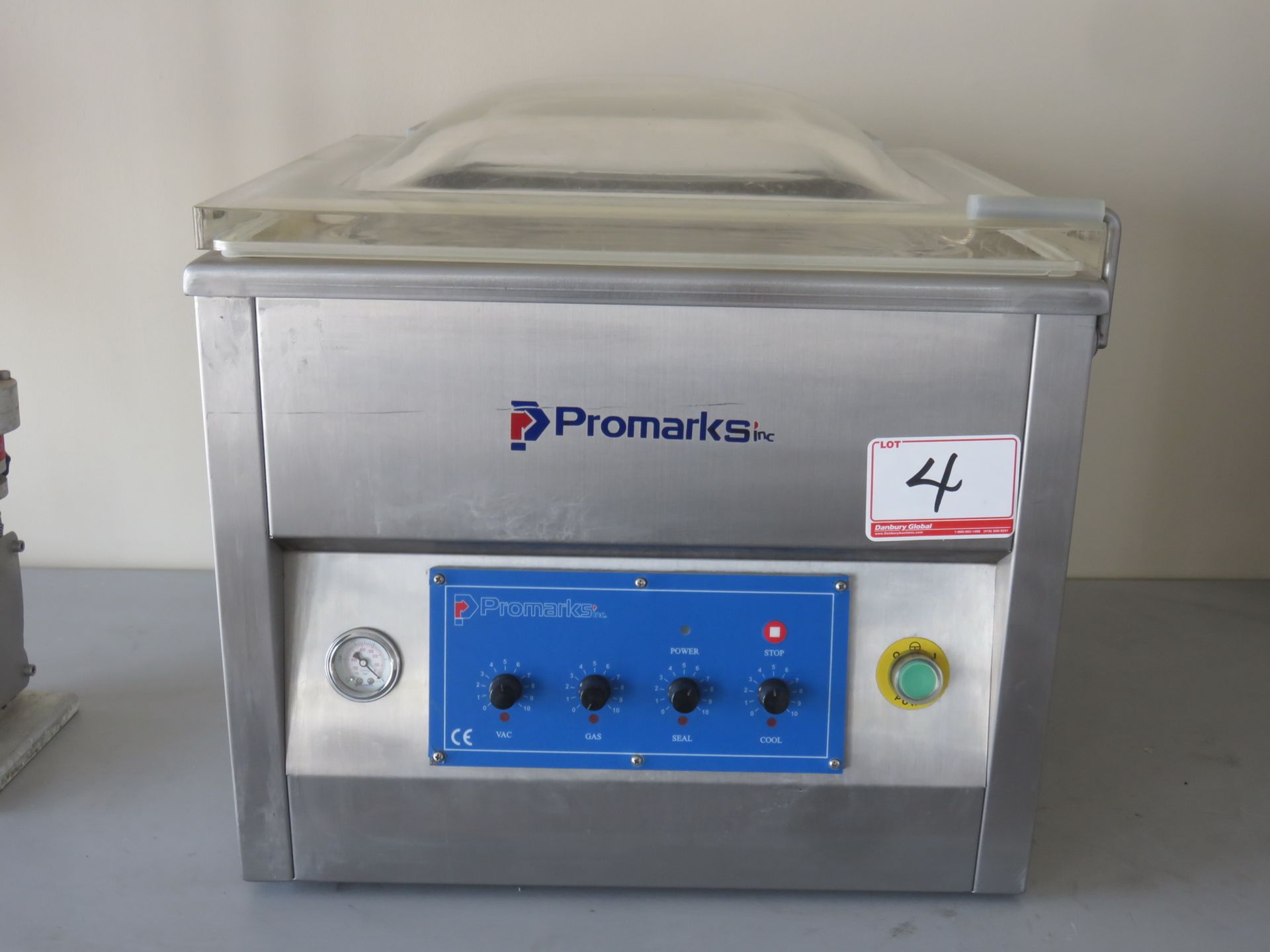 PROMARKS MODEL TC-280F 18" X 14" SINGLE CHAMBER TABLE TOP VACUUM PACKAGING MACHINE