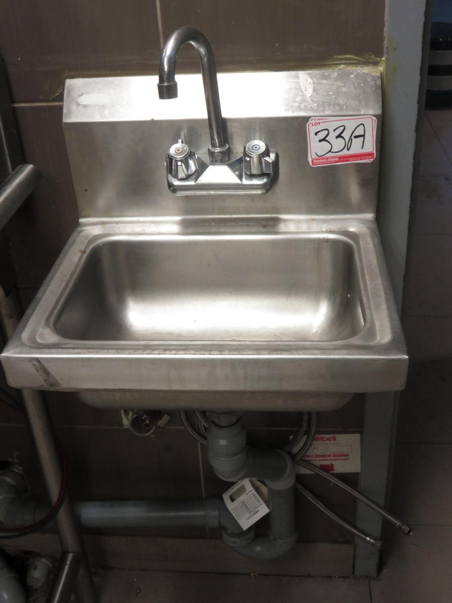 UNITS - NELLA STAINLESS STEEL 15" X 17" WALL MOUNT SINKS (3-UNITS) & (1) STAINLESS 12" X 18" SINK - Image 2 of 3
