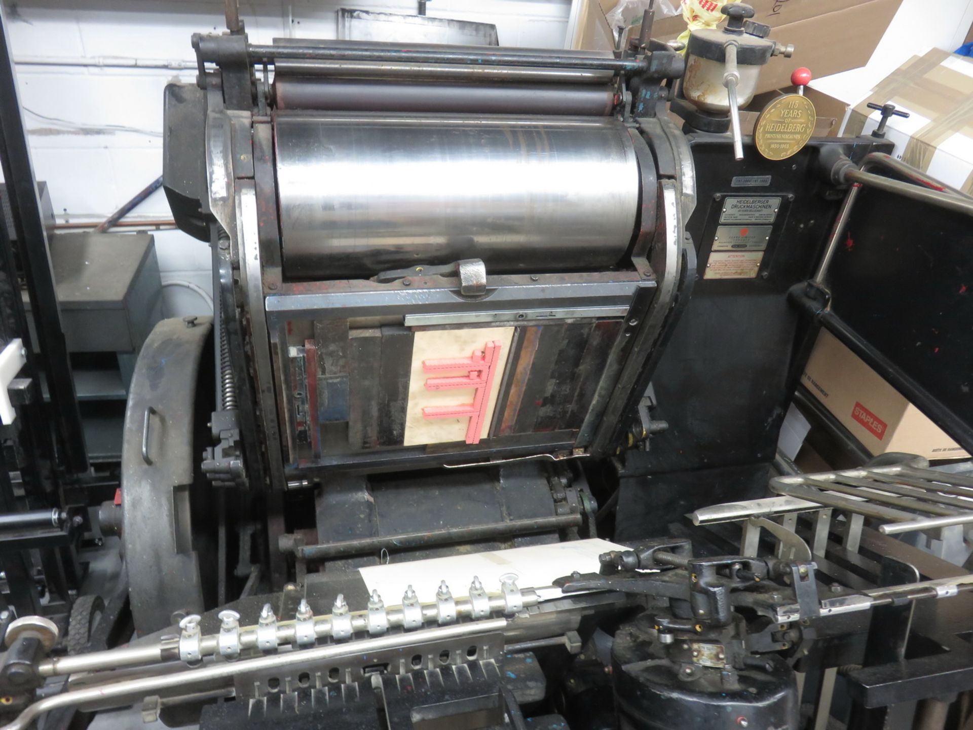 HEIDELBERG ORIGINAL WINDMILL GT LETTERPRESS, S/N GT65148E - Image 2 of 2