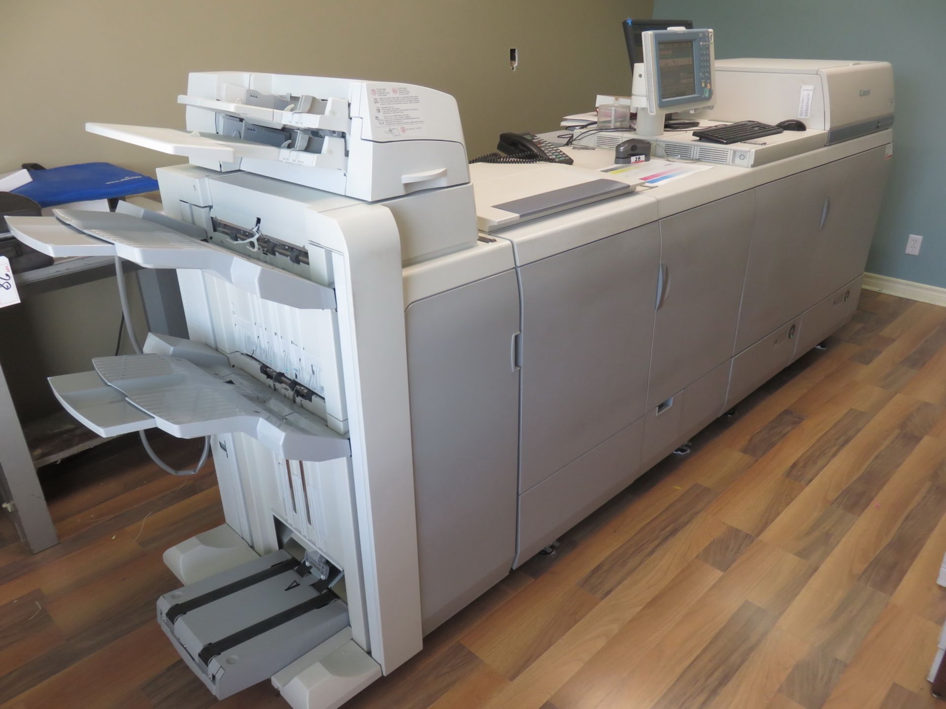 2012 CANON IMAGEPRESS C6010VP DIGITAL COLOR SHEETFED PRODUCTION PRINTER W/ HIGH CAPACITY STACKER, - Image 4 of 6