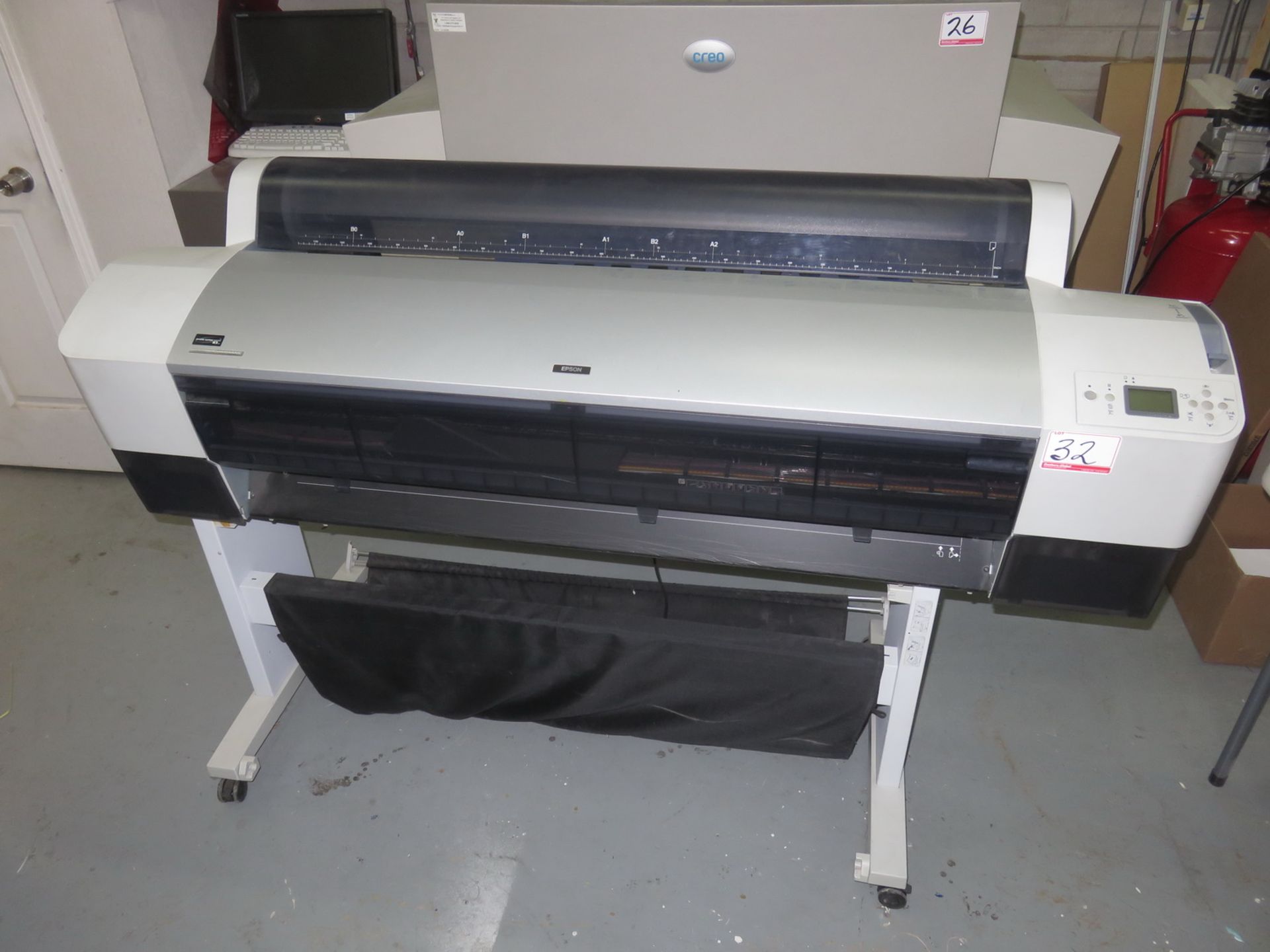 EPSON STYLUS PRO 9800 WIDE FORMAT PRINTER, S/N GLS004713