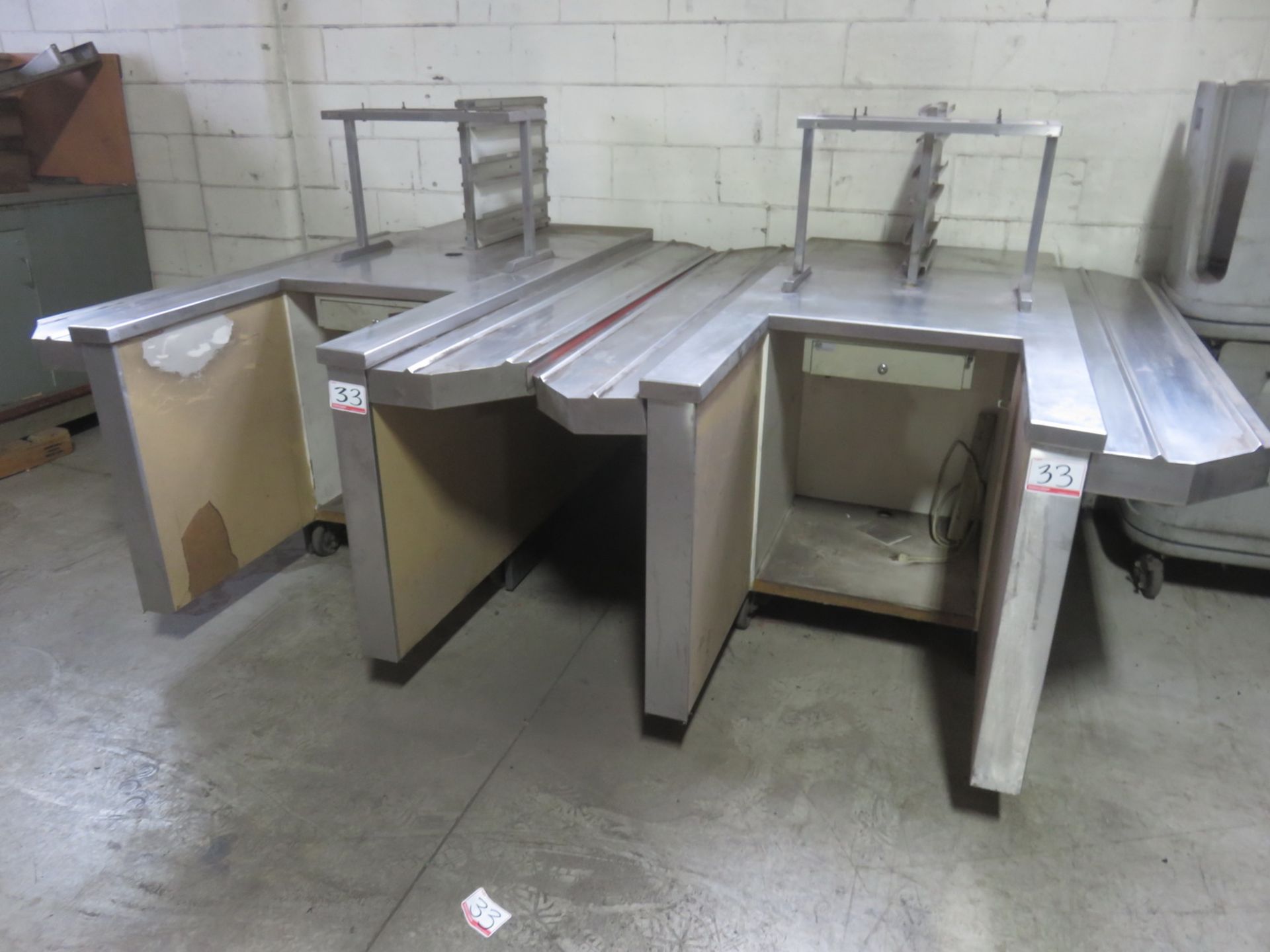 LOT - CHECKOUT & STEAMER COUNTERS