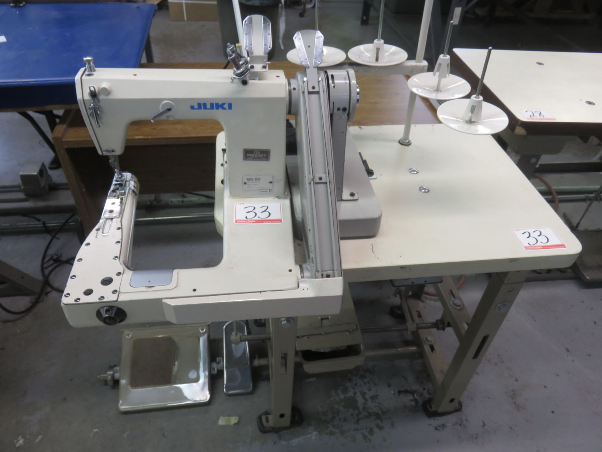 JUKI MS-191 FEED-OFF-THE-ARM SEWING MACHINE, S/N MS0WH05067