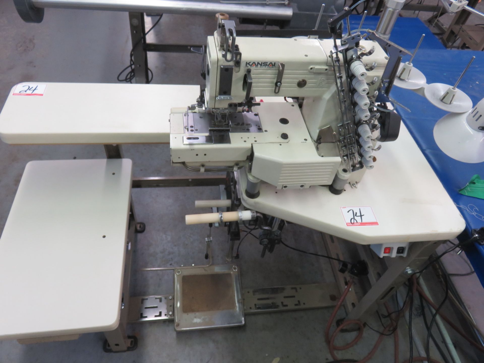 KANSAI FX4404P-UTC CYLINDER 4-NEEDLE CHAIN STITCH MACHINE, S/N 963030 (120V) - Image 2 of 2