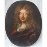 Portrait eines französischen Adeligen, um 1680 - 1700 Als Büste im Dreiviertelprofil nach links,