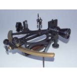 R. Imme, Berlin: Sextant der Preussischen Marine, um 1900 Präzisionsinstrument aus massivem