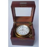 Wempe, Chronometerwerke Hamburg: Schiffschronometer, Modell 6155, Nr. 6155 Chronometer mit
