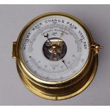 Schatz, August: Schiffs-Barometer Klassisches Barometer, auf der Blatt bez. "Precision Barometer",