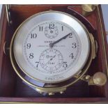 Hamilton Watch&Co, Lancaster PA USA: großer Marine-Chronometer, Modell 1941 kadanisch aufgehängter