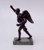 Bronzefigur "Chronos" 18. Jh. Bronze mit dunklebrauner naturpatina, Chronos - der Gott der Zeit in