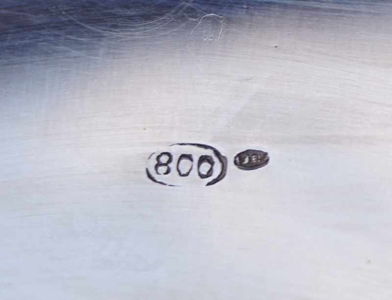 Schwere Prunkschatulle mit Lapislazuli, Rokoko-Stil, 800er Silber Schwer gearbeitete - Image 6 of 6