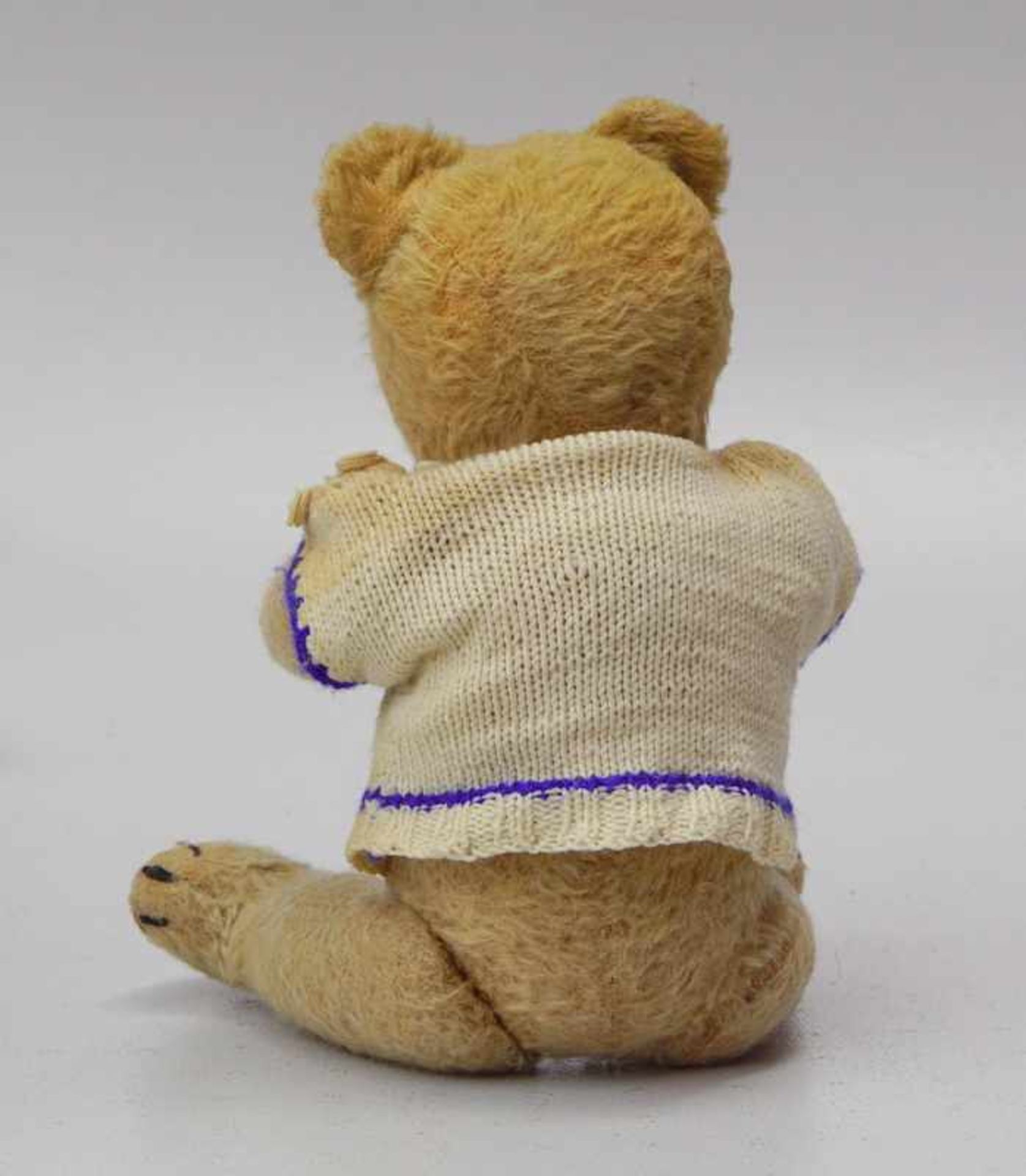 40: Großer Teddybär wohl Steiff Hellbraunes Fell (min. abgegriffen), Arme & Beine 360 Grad - Image 2 of 2