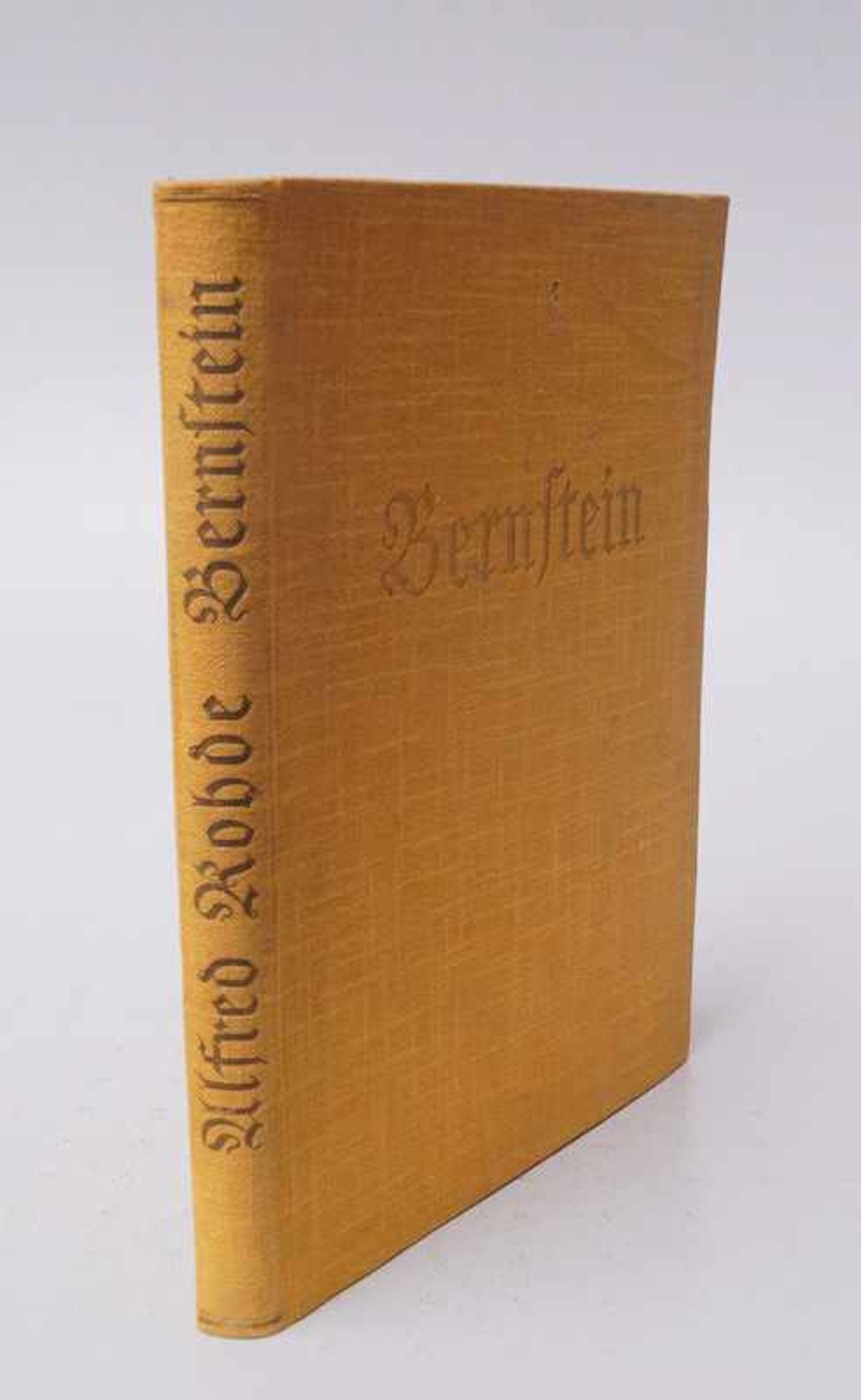 Alfred Rohde "Bernstein " ein deutscher Wertstroff- Hrsg in Berlin 1937 117 Seiten mit ca 600