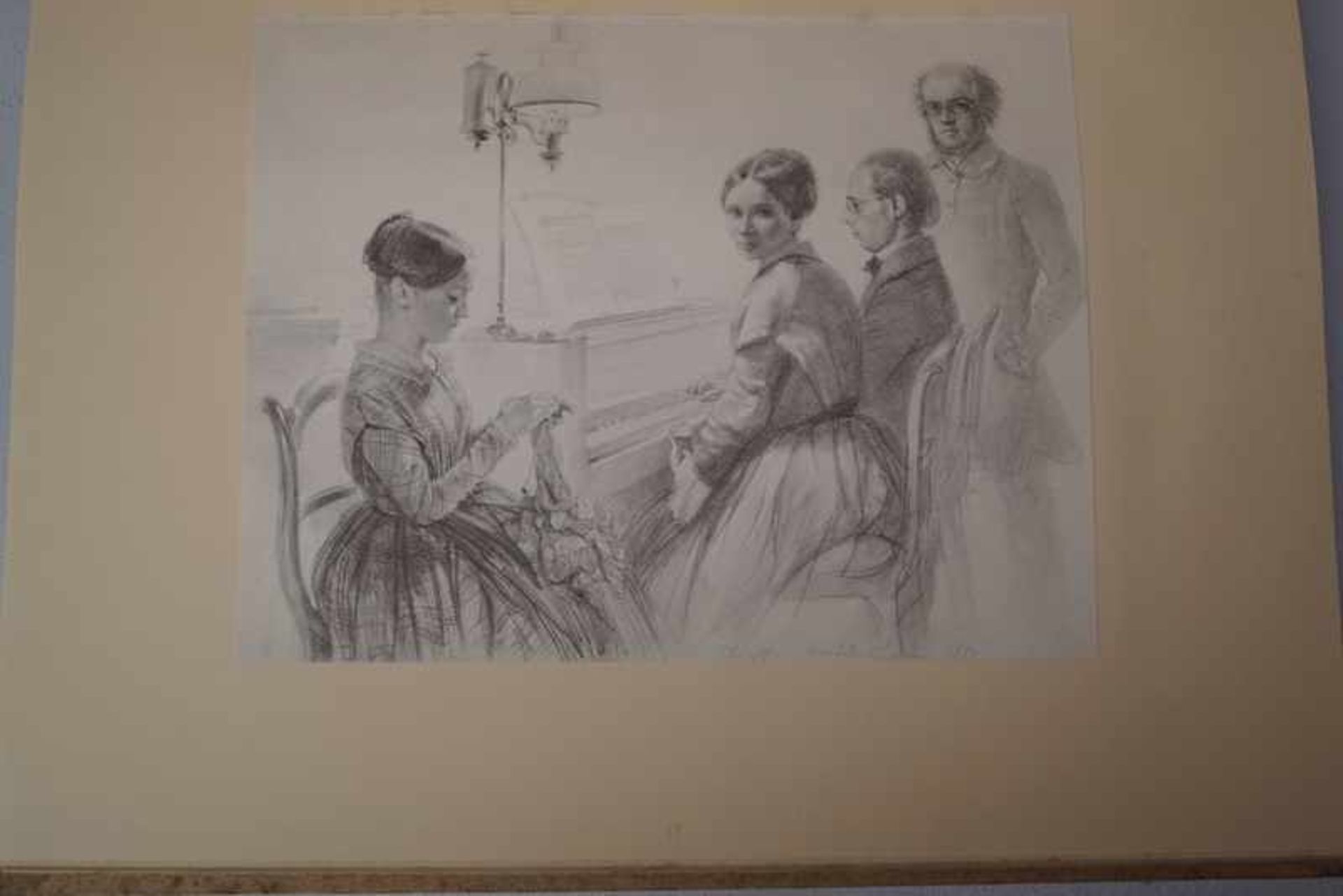 "Adolph Menzel 50 Zeichnungen-Pastelle-Aquarelle.."limitierte Ausgabe 215 von 1921 Prachtausgabe, im - Image 3 of 4